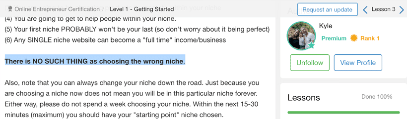 WA says there is no such thing as picking the wrong niche
