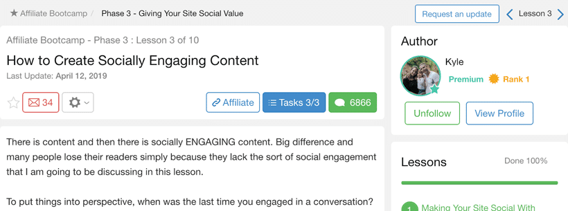 A lesson on how to create socially engaging content