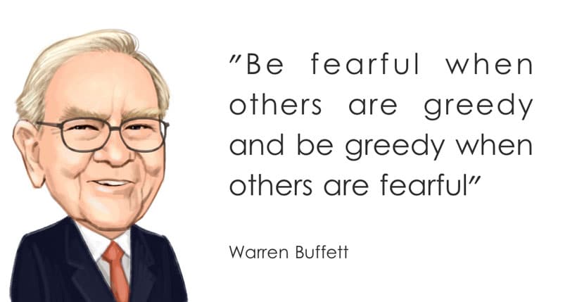 warren buffett recession greedy quote