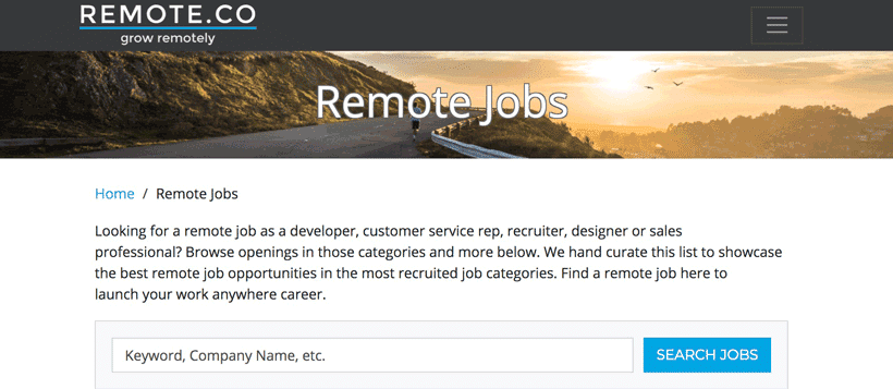 Remote.co Remote Jobs Site Review