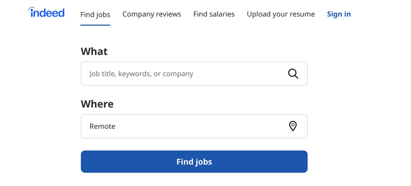 Indeed Remote Jobs Site Review