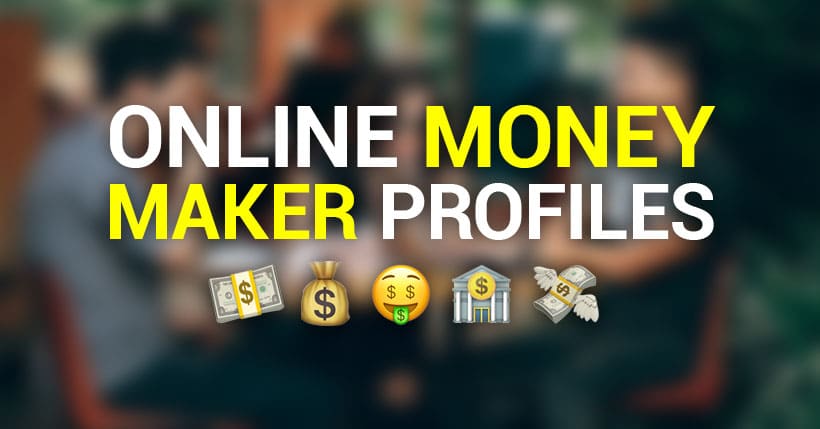 online money maker profiles