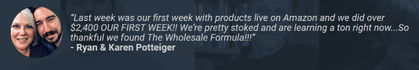the wholesale formula review student testimonials