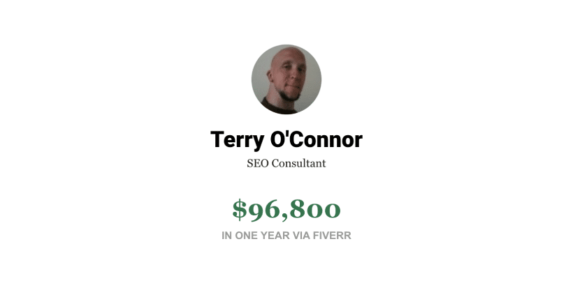 $96,800 Last Year Selling SEO Services on Fiverr