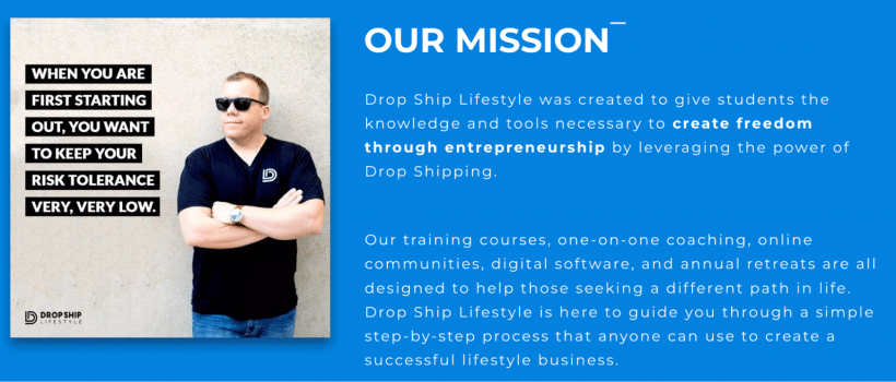 anton kraly drop ship lifestyle review mission