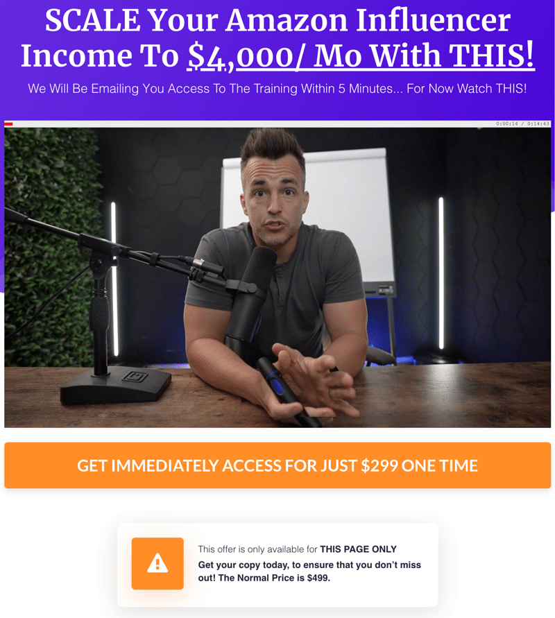 wealthery review amazon influencer scaling training